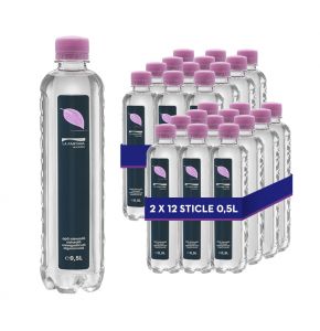 Pachet Hidratare - 2x12 sticle 0,5L apa minerala carbogazificata